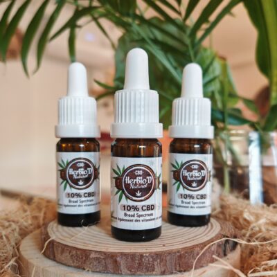Huiles 10% CBD Broad Spectrum (10ml)
