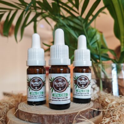 Huiles 8% CBG Broad Spectrum (10ml)