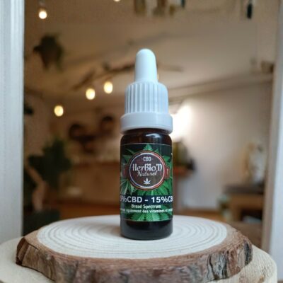 Huiles Spéciale 15% CBG / 15% CBD Broad Spectrum (10ml)